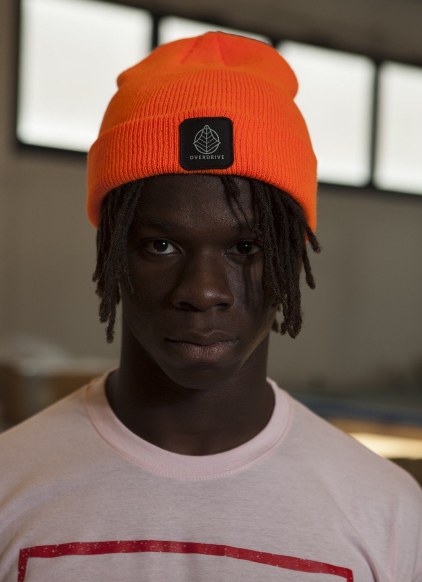 BEANIE PATCH ORANGE